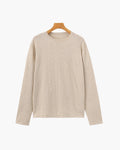 Linen Cotton Essential Crewneck - Old Money