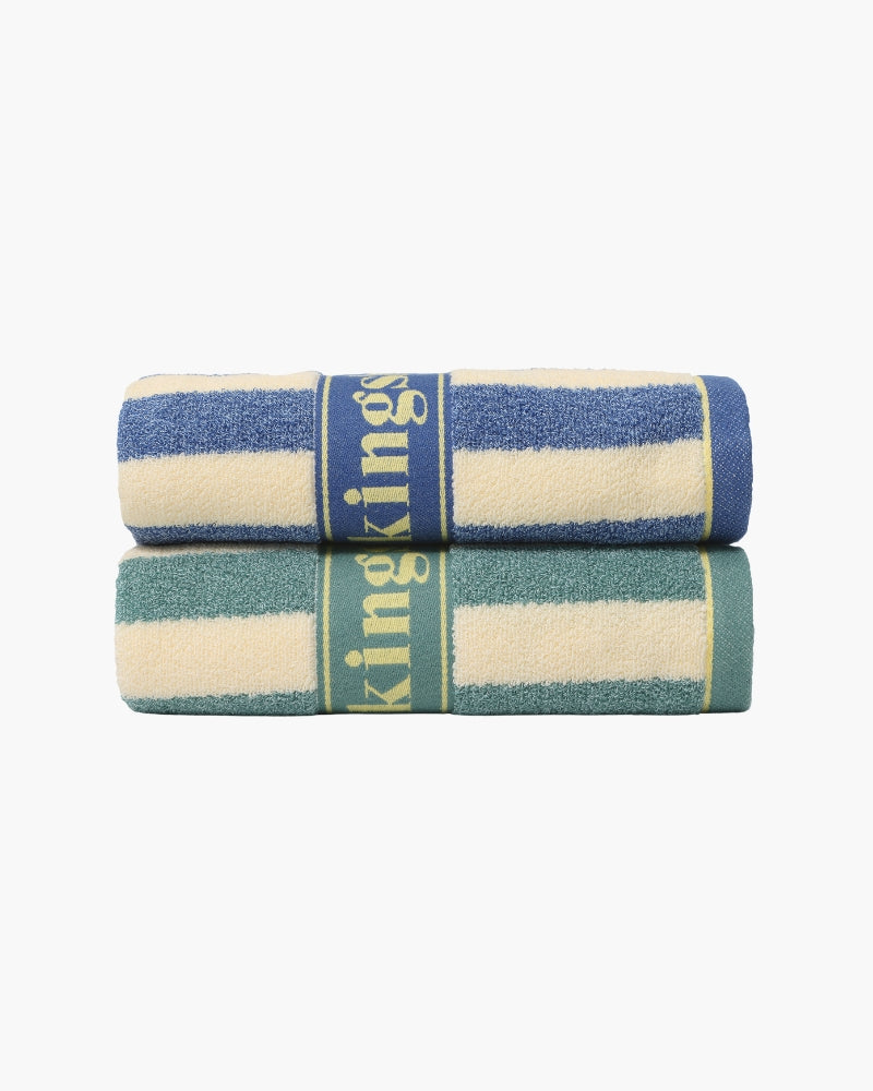 Coastal Stripe Hand Towel - Old Money