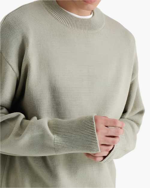 100% Premium Wool Turtleneck - Old Money