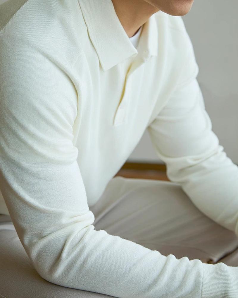 100% Premium Wool Polo - Old Money